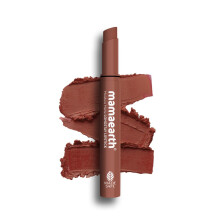 Mamaearth Moisture Matte Långvarig Läppstift med Avokadoolja & Vitamin E för 12 Timmars Hållbarhet - 09 Espresso Brunt - 2 G