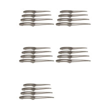 5X Korean and Japanese BBQ Tongs Self-Standing Grill Tongs Non-Slip Cooking Utensils Stainless Steel Tongs
