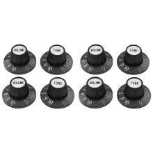 2X Witch Hat Knobs Top Hat Knobs Tone Volume Control Knobs for Electric Guitar Bass Amplifier Effect Pedal