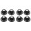 2X Witch Hat Knobs Top Hat Knobs Tone Volume Control Knobs for Electric Guitar Bass Amplifier Effect Pedal 1