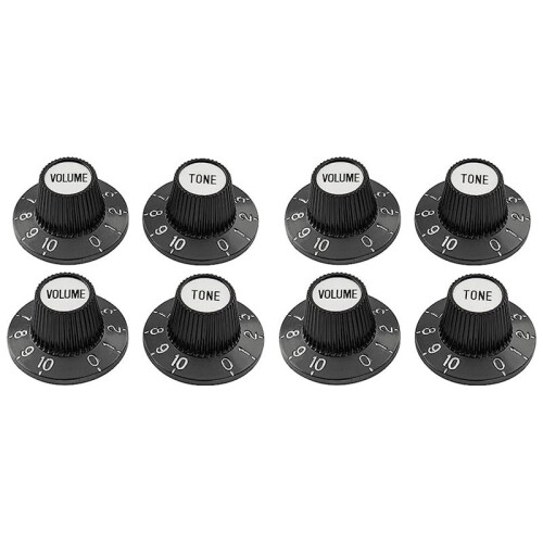2X Witch Hat Knobs Top Hat Knobs Tone Volume Control Knobs for Electric Guitar Bass Amplifier Effect Pedal 1
