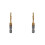 2pcs M4x0.7mm Hex Shank Titanium Plated HSS Screw Thread Metric Tap Drill Bits Screw Compound Tap Open Chamfer Tool 1