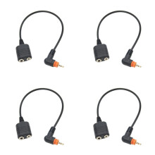 4X Audio Cable Adapter for  Radio SL1M SL1K SL1600 SL7500 to UV-5R K  Headset Change Port Cable