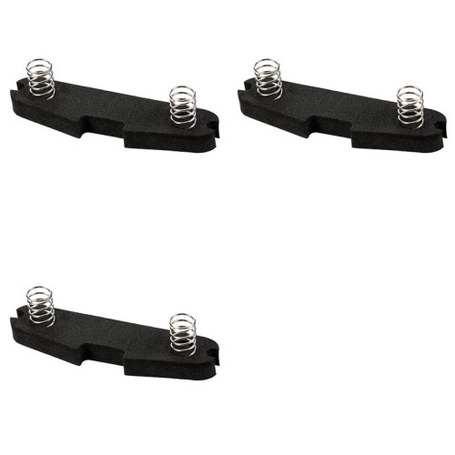 3X Humbucker Pickuphöjdjusteringsplatta med Fjäder för Elgitarr