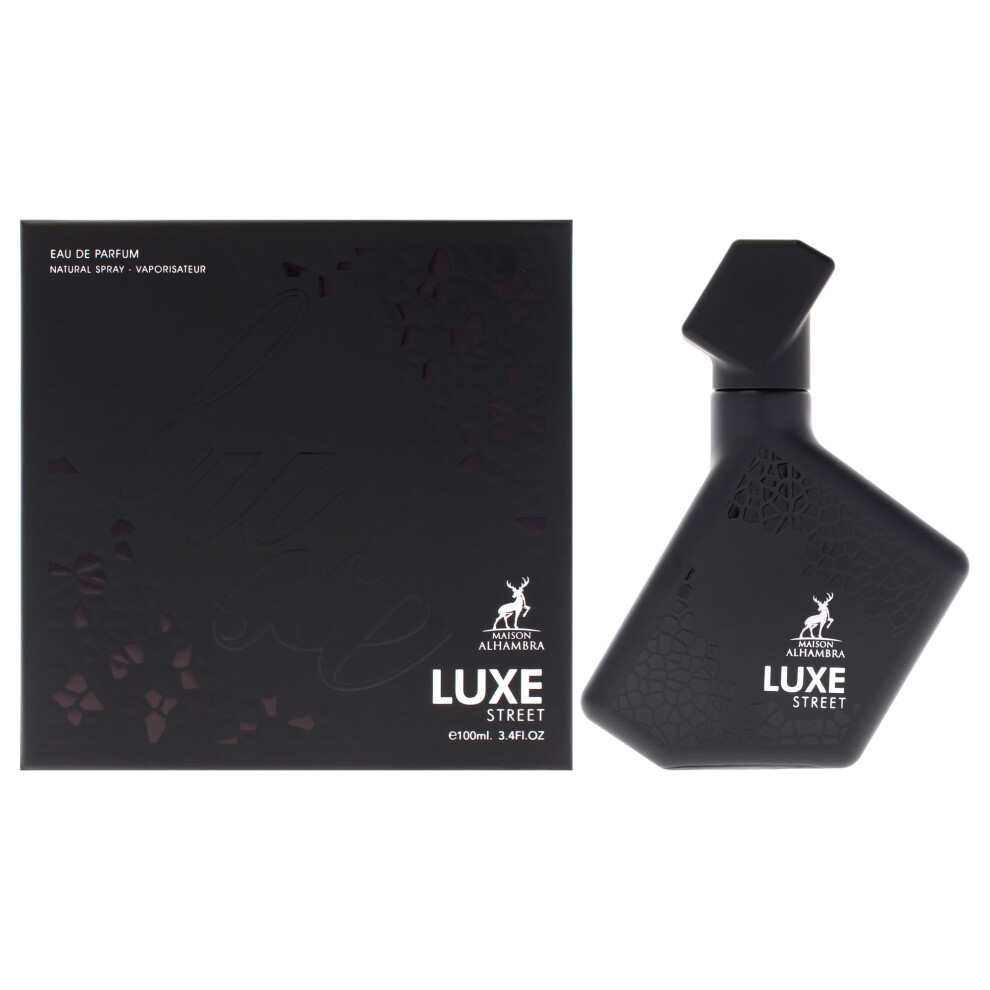 Maison Alhambra Luxe Street - Citrus, Spicy, Amber, Sweet - Eau De Parfum Spray Long-Lasting Fragrance For Unisex, 3.4 Ounce / 100 Ml
