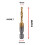 2pcs M4x0.7mm Hex Shank Titanium Plated HSS Screw Thread Metric Tap Drill Bits Screw Compound Tap Open Chamfer Tool 3