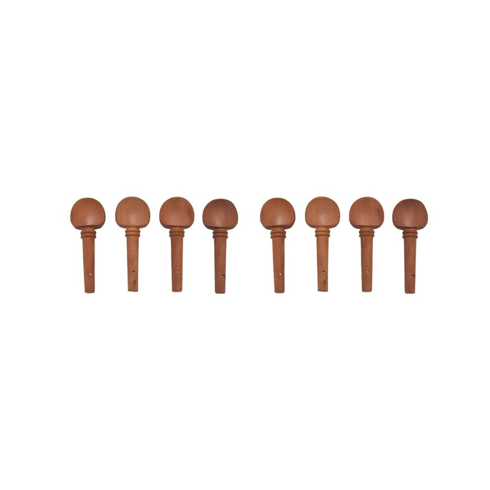 8Pcs 4/4 Size Violin Fiddle Tuning Peg Set Jujube Wooden Replacement For 4/4 Size Violin 4712412698633
