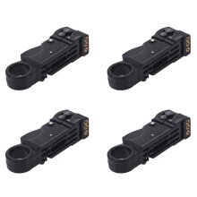 4X DéNudeur de Câble Coaxial à 3 Lames pour Câbles RG58 / 59/62 / 3C / 4C