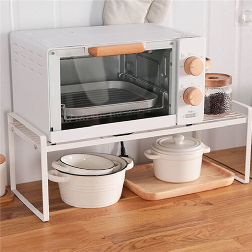 Kitchen Shelves, Cabinet Organization  Storage Shelf, White 2