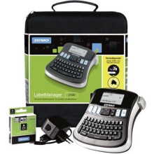 DYMO LabelManager 210D Etikettendrucker mit D1-Bändern: 6, 9, 12 mm - Weiß