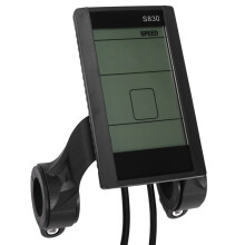 S830 24V 36V 48V Schermo LCD per Bicicletta Elettrica Ebike Meter Pannello Universale con Parti nel Bicicletta USB, Impermeabile