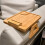 Bamboo Foldable Sofa Arm Tray with Cup Holder & 360 Phone Holder 2