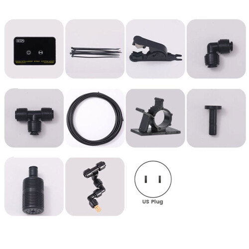 Intelligent Spray System Spray Rainforest Crawler Electronic Timer Automatic Spray Rainforest Kit Control Sprinkler (US) 2