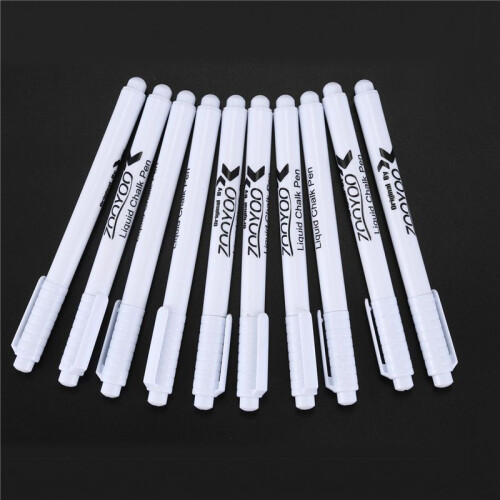 40PC Liquid Chalk Pen  for Glass Windows Chalkboard Blackboard White 2