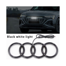 Zwart-witte 249 mm ledlamp voor de voorgrille van de auto, statisch wit licht voor A3 A4 A5 met strakke afwerking