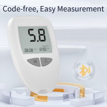 Niet-invasieve oximeter en bloedsuikermeter, slim draagbaar testpakket voor ouderen en thuisgebruik, met 50 teststrips