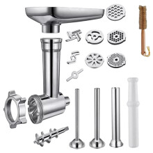 Stainless Steel Grinder Attachment for Stand Mixer, Durable Meat Grinder Accessories