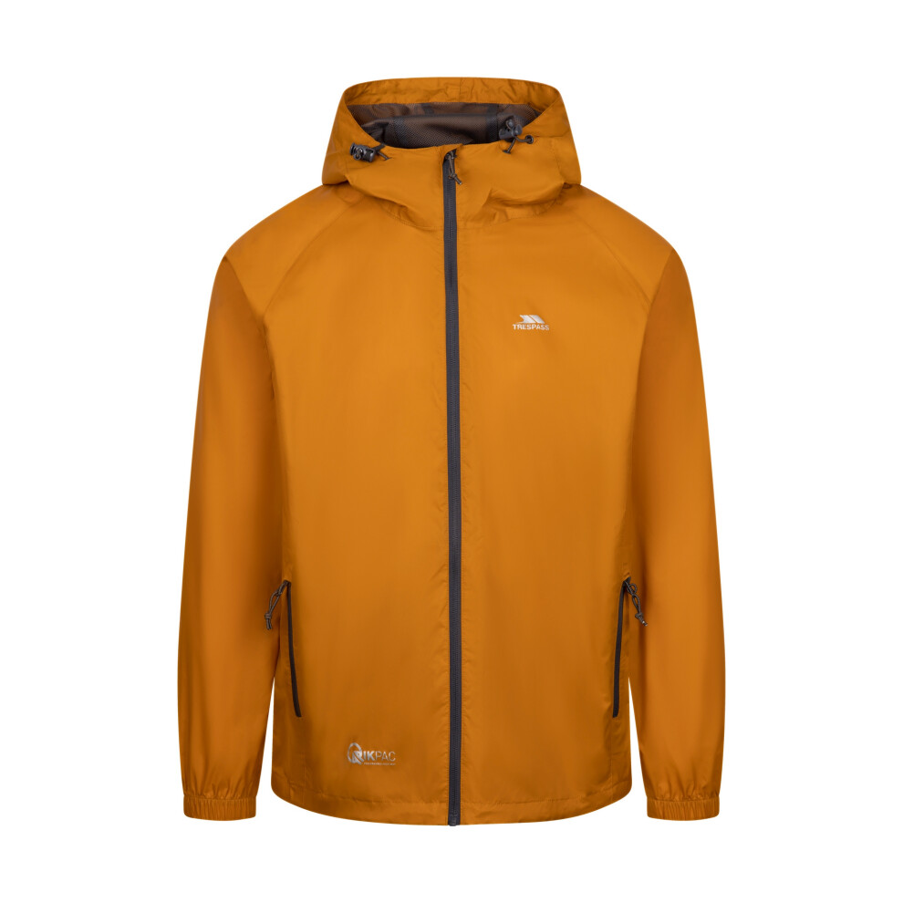 Trespass (Xs, Ginger) Unisex Adult Qikpac Waterproof Jacket Multicoloured