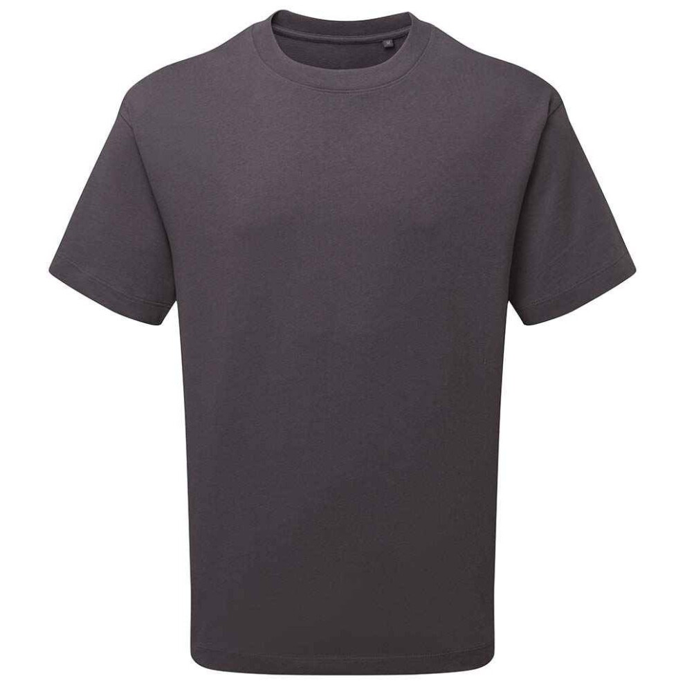 (3Xl, Charcoal) Anthem Unisex Adult Heavyweight T-Shirt 5059958833692