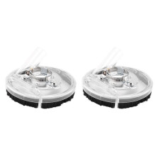 2X Couverture de Protection Contre La Poussiere S'Adapte Aux Meuleuses Angulaires 80-125mm Cache Poussiere Transparent Couvercle Antipoussiere Sec