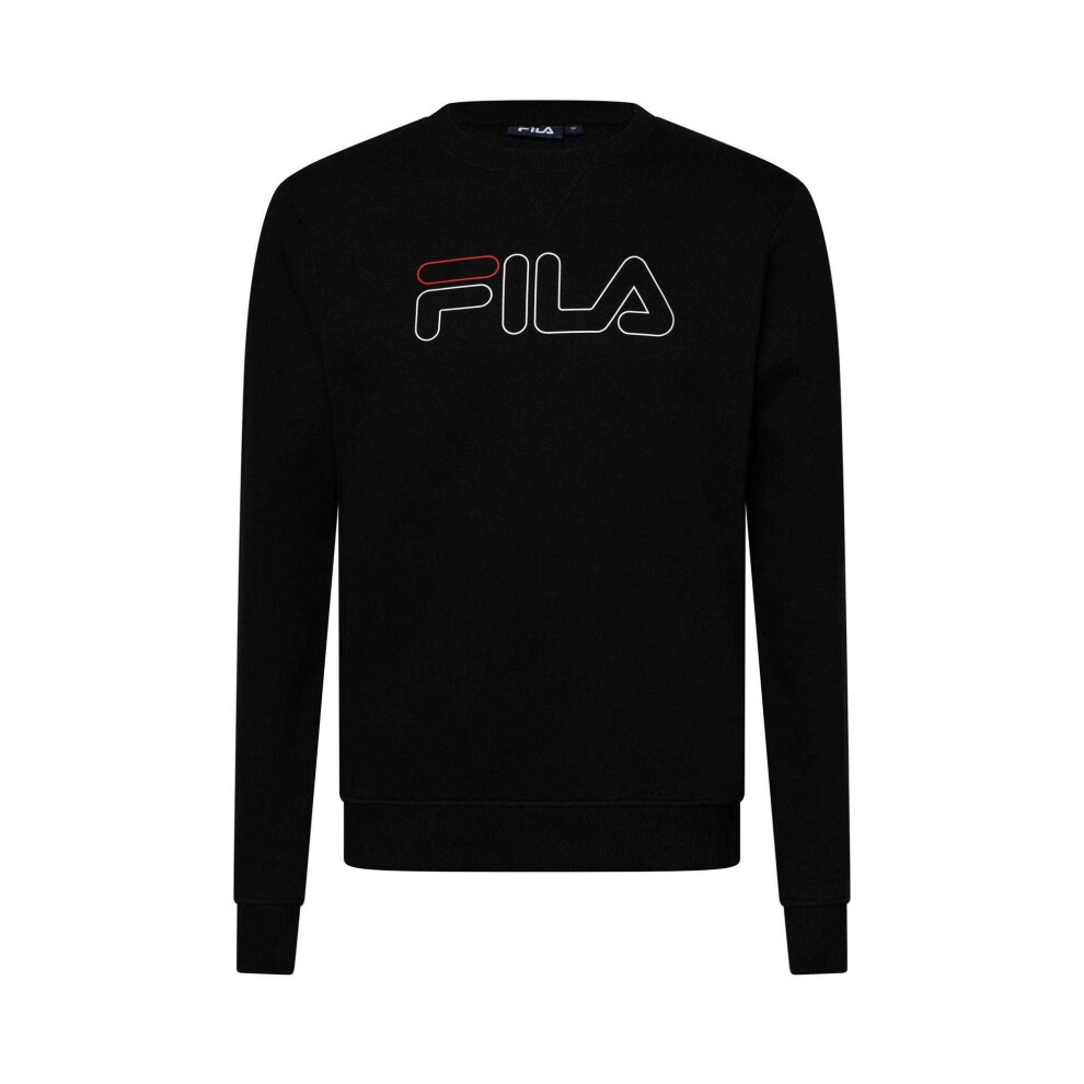 Fila (Xxl, ) Mens Jude Crew Neck Sweatshirt Black