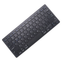 Russian Keyboard Ultra-Thin Wireless Keyboard, for IOS Android Windows Tablet / Laptop -Black
