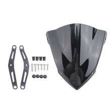 Protetor de PáRa-Brisa de Motocicleta com Suporte para MT03 MT 03 MT25 MT 25 2020 2021 Preto