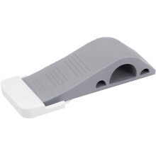 Batentes de Porta -Pacote com 1 CalçO de Porta de Borracha para Carpete, Madeira, Concreto e Azulejo - AcessóRios para Reformas - Cinza