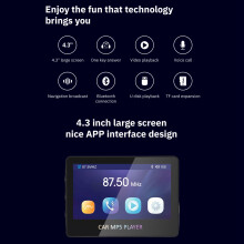 Car MP5 Player  5.0 FM Transmitter Support TF U Disk Music Player Car Player Car Electronic for Cars M6