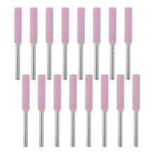 16 StüCke Ketten SäGen SchäRfer Schleif Steine 4,8 Mm SchäRf Werkzeug Steine Grat Ketten SäGe Schleif Stein Feilen Ersatz Werkzeuge