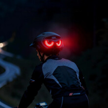 LED Bike Helmet with Light, DIY LED Screen Display Helmet for Scooter and Bicycle, Adult Size for Men and Women