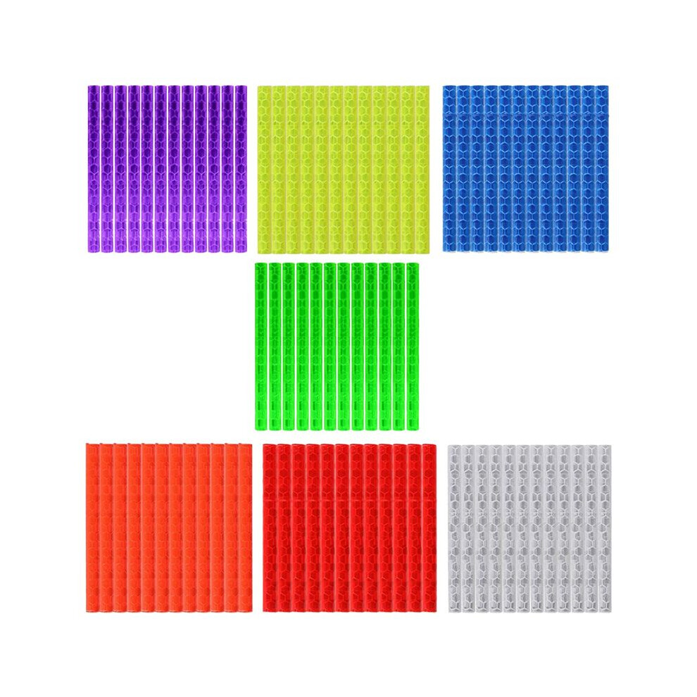 84 Pieces Spoke Reflectors Bicycle Spokes Reflector Warning Strips Bicycle Spokes Bicycle Spoke Reflective 6031300634668