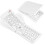 Foldable Bluetooth Keyboard with Numeric Keypad, Portable Pocket-Sized Wireless Keyboard for iOS, Android and Windows, W 1