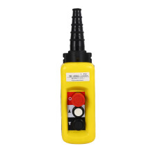 Lift Control Pendant XAC-A2913 Waterproof Handheld Pushbutton with Electric Hoist Handle, 2 Buttons with Two Speed and Emergency Stop