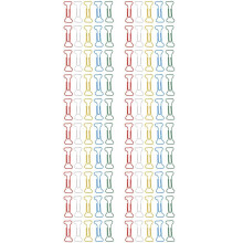 100 Stuks Botvorm Veelkleurige Metalen Paperclips