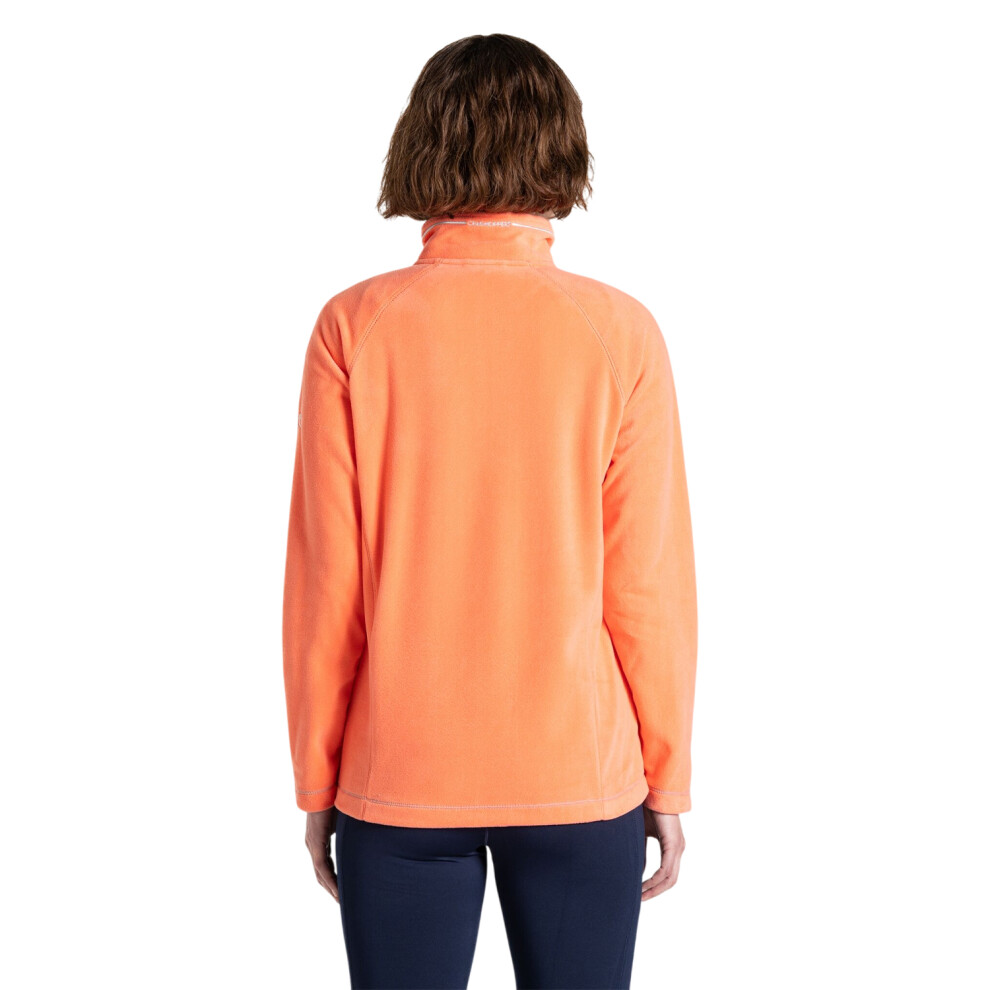 Craghoppers (20 Uk, Fusion Coral) Womens/Ladies Miska Vi Half Zip Fleece Orange,Multicoloured