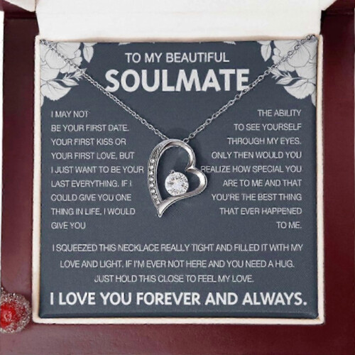 Liebeskette für Ehefrau oder Freundin, Geschenk zum Jahrestag, Geburtstag oder Valentinstag vom Ehemann oder Freund