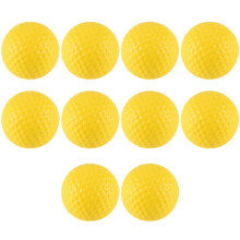 10pcs Yellow Soft Elastic Indoor Practice PU
