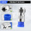 50PCS RG6 Compression Connectors Coaxial Cable Waterproof Connection F Compression Connector RG6 Coaxial Compression Tool 3