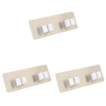 3X Wall Tile Sticking Mop Organizer Holder Rack Plastic Wall Mounted Brush Swabber Swob Handle Grasp Catch Holding Hook