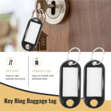 Key Ring Tags(100pcs black)