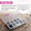 3pcs 10 Grid Electronic Component Parts Kits Plastic Storage Box Case 1