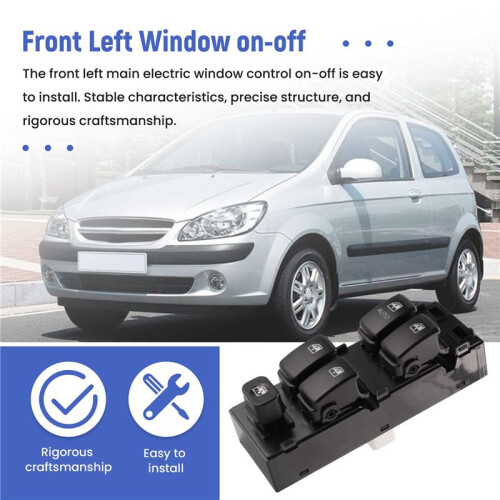Front Left Master Electric Power Window Control  Driver Side for  Getz 2005 93570-1C110 1