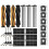 For  Aqua 10 Ultra Roller Replacement Kit - Main Side Brush, HEPA Filter, Mop Cloth 1