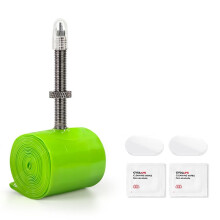CYCLAMI New Bicycle Inner Tube Green Ultralight TPU French Removable Metal Valve Stem for Road Bike 700C