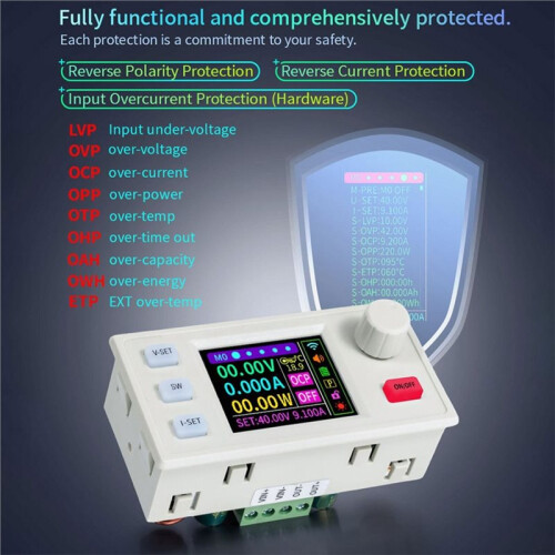 SK180S  Buck Boost Converter 9A 180W CNC Adjustable Regulator CC CV Lab Solar Charging Module