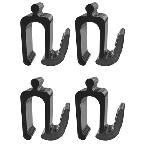 4 Pack Multifunctional Side Hooks for Baby Strollers Space-Saving Station Wagon Hooks with Sturdy Design