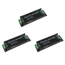 3X DMX200 SPI Sygnałowy Kontroler LED DMX do Dekodera dla 2801 6803 2812 2811 Taśma Oświetleniowa DC5V 12V 24V
