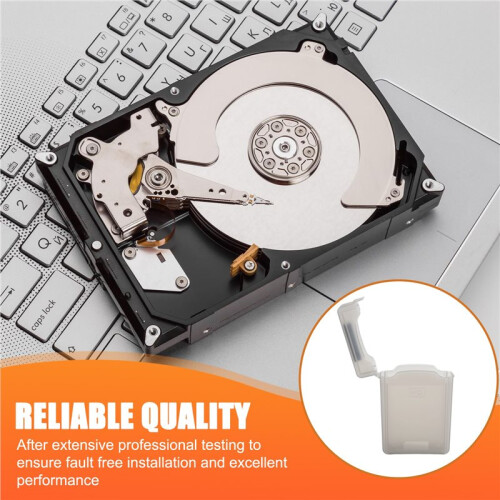 5 PçS 3,5 Polegadas IDE  HDD Disco RíGido Caixa de Armazenamento PláStico Caixa Capa Cinza 1