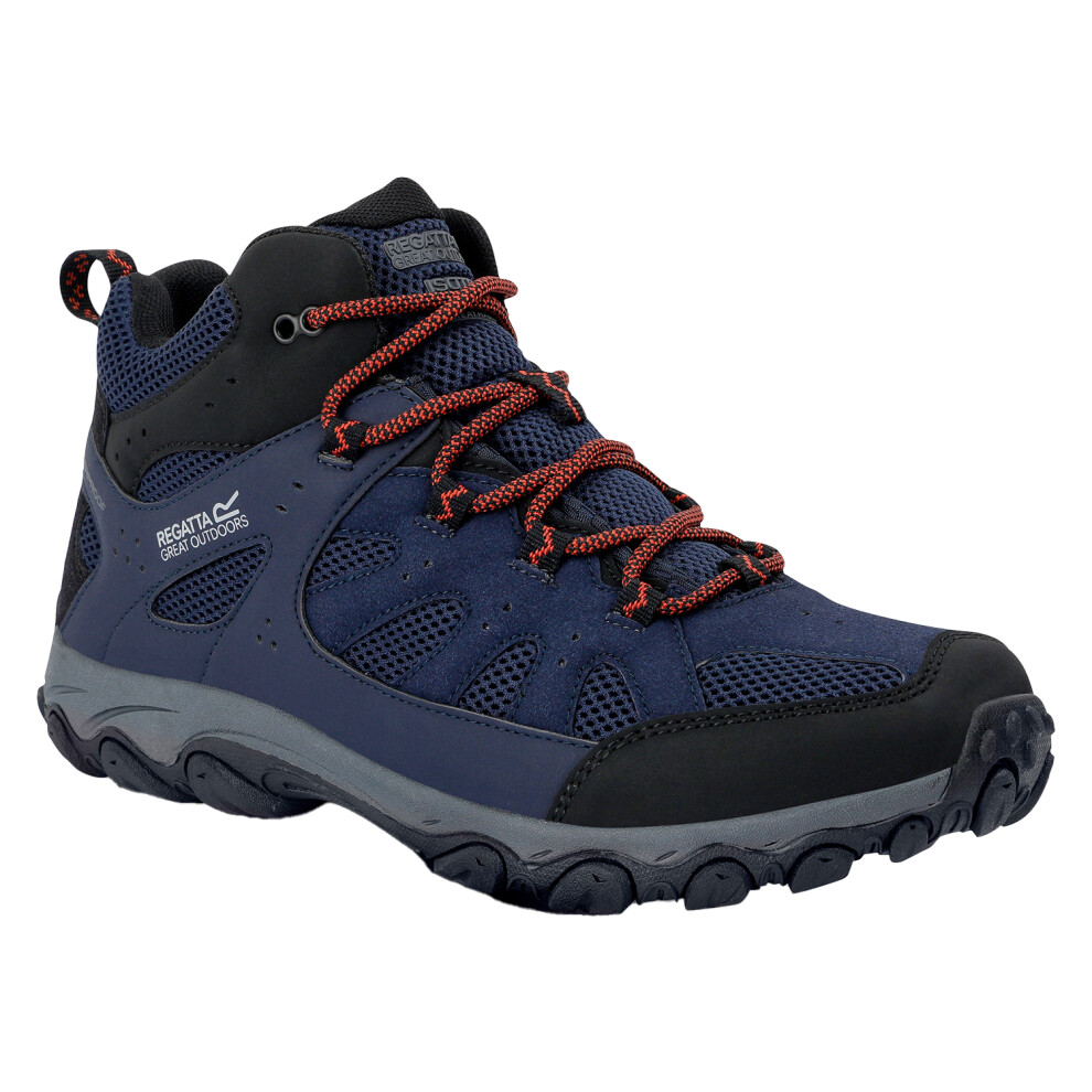 Regatta (9 Uk, Navy/Potters Clay) Mens Edgepoint Iv Walking Boots